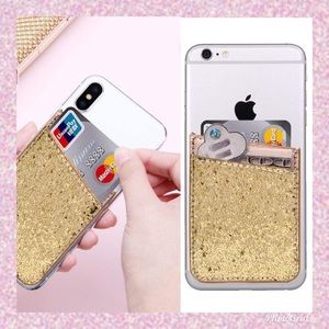 NANETTE LEPORE STICK ON CARD POCKET HOLDERS SET/2